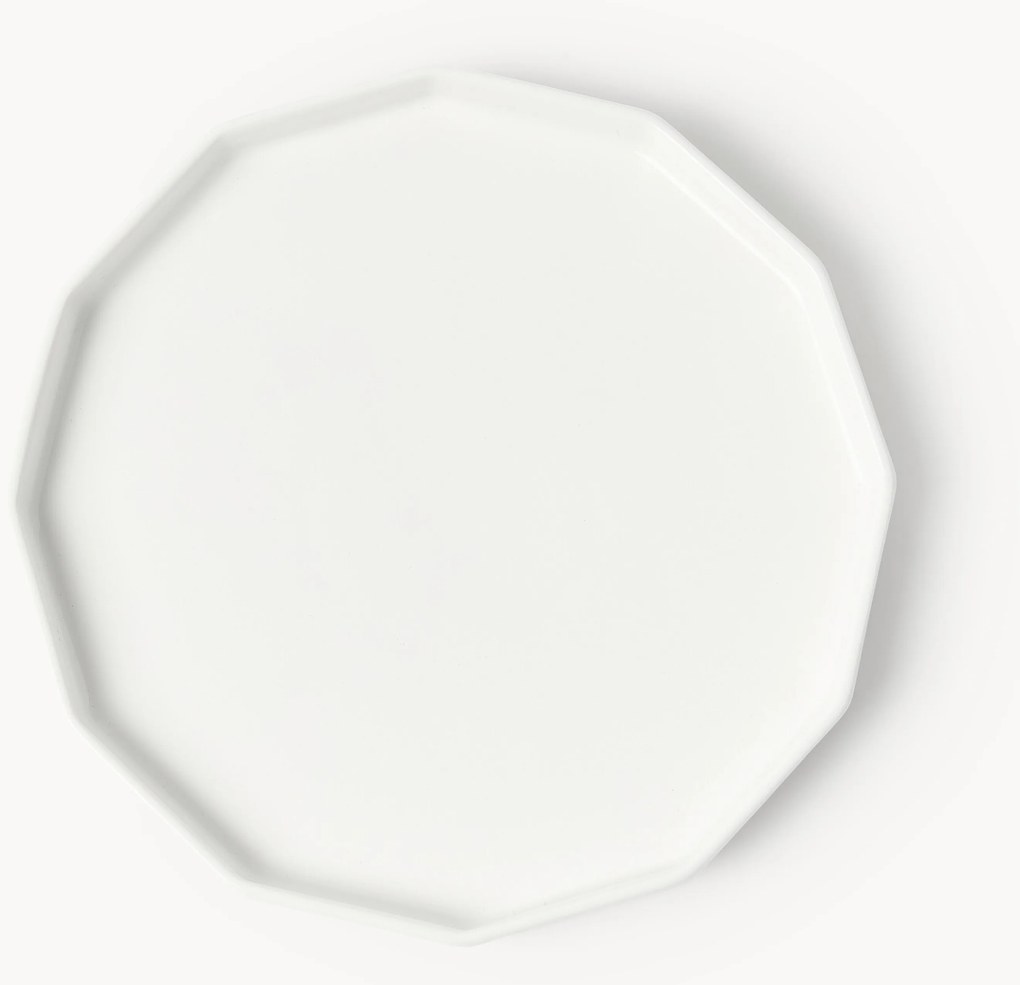 Pratos de pequeno-almoço em porcelana Angoli (4 uni.)