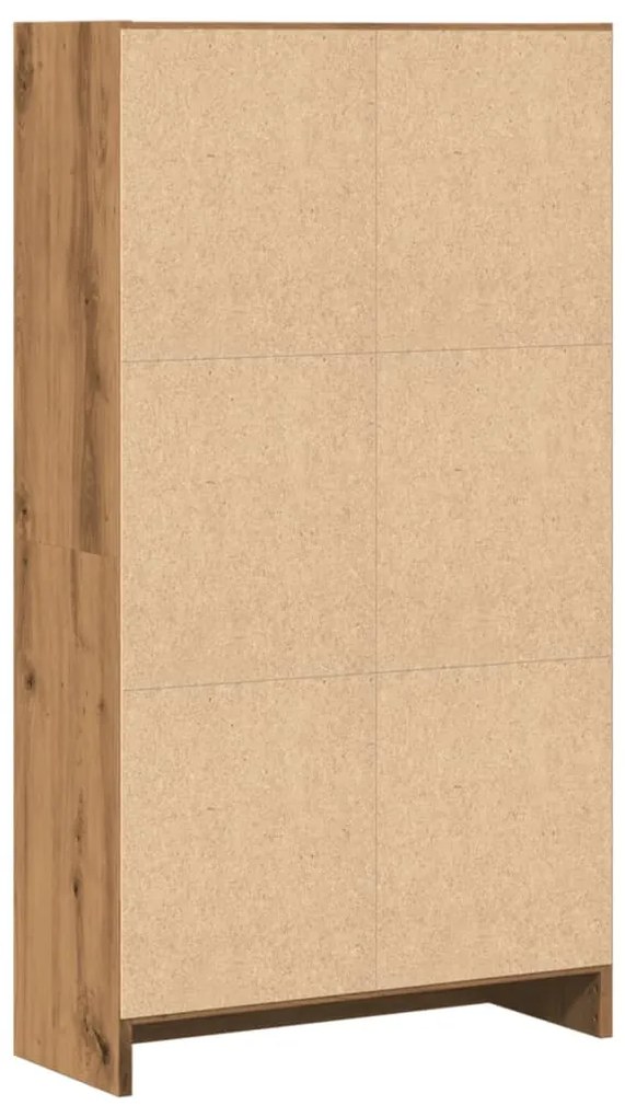 Estante 60x24x109 cm derivados de madeira carvalho artisiano