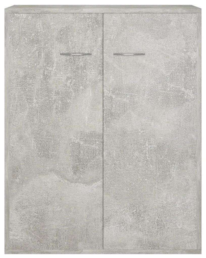 Aparador 60x30x75 cm contraplacado cinzento cimento