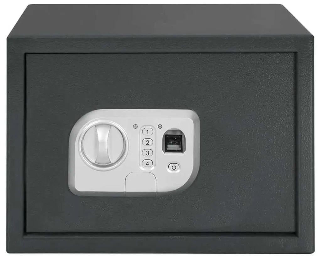 Cofre Digital Eletrónico com Fechadura por Impressão Digital 25x35x25