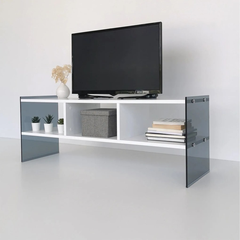 Móvel para Televisão TV401 – Branco – 120 cm x 45 cm x 35 cm