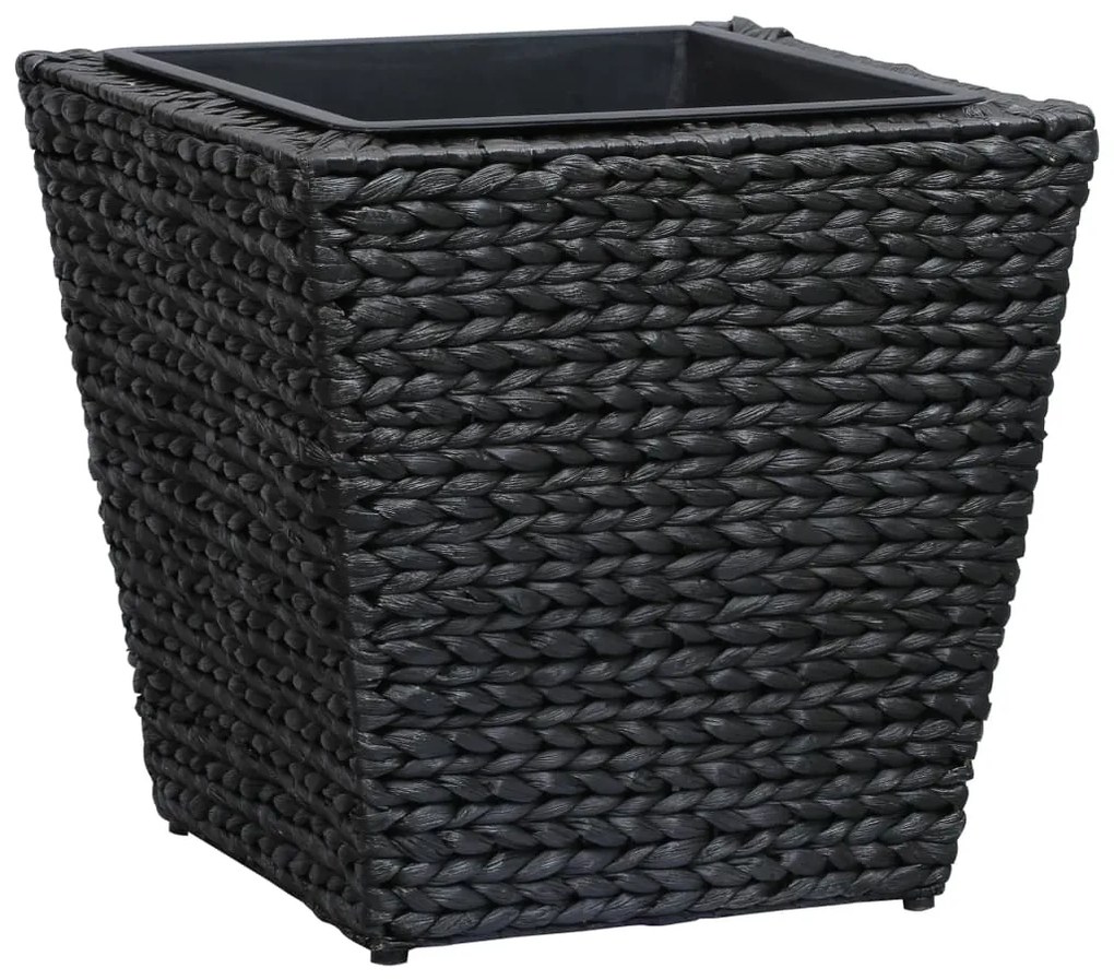 Vasos/floreiras 3 pcs jacinto de água preto