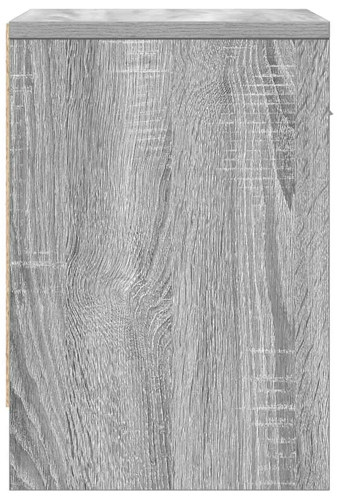 Mesas de cabeceira 2 pcs com gaveta 39x28x41 cm cinzento sonoma
