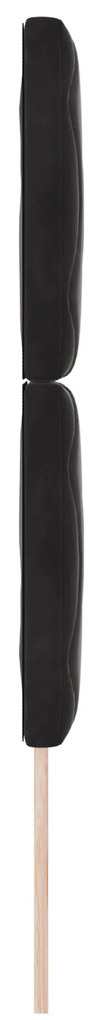 Cabeceira vidaXL com Design de Blocos de Diamante em Preto, 80 cm de V