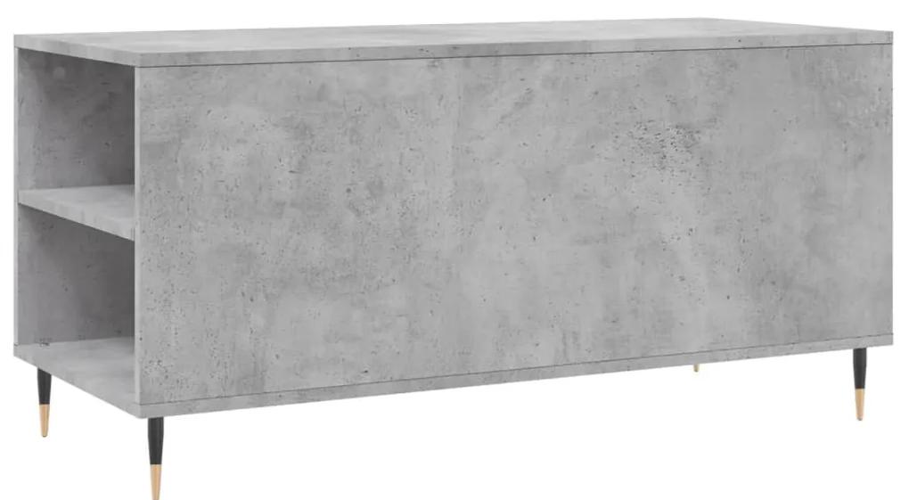 Mesa de centro derivados de madeira cinza cimento