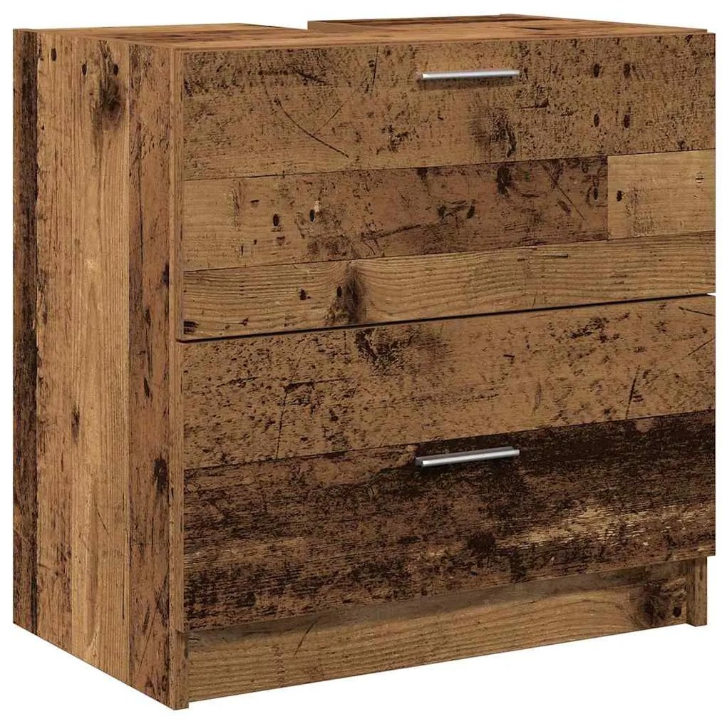 gabinete para pia Madeira Antiga 59x37x59 cm Madeira Industrializada