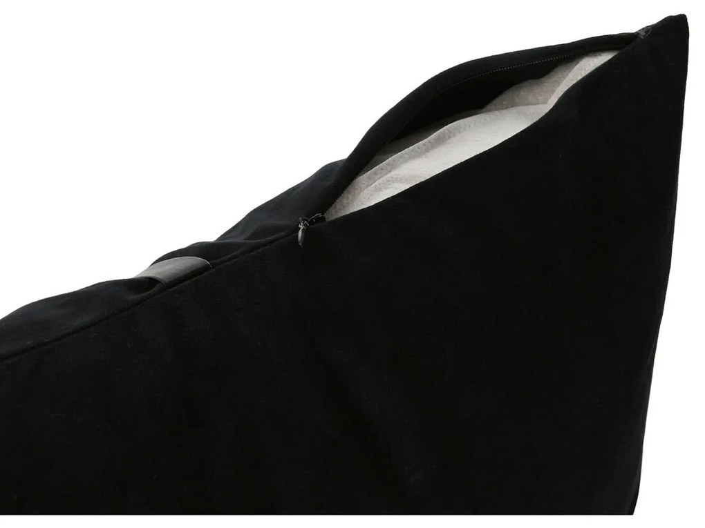 Almofada Home ESPRIT Preto Dourado 50 x 10 x 30 cm