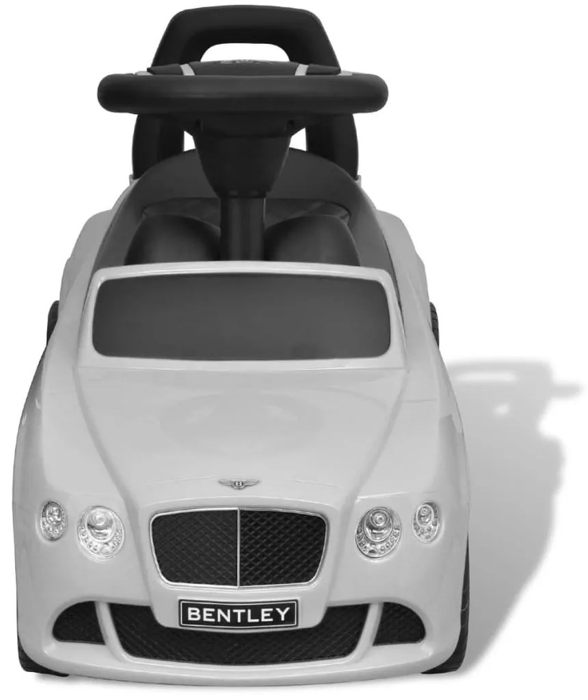 Mini-Carro Infantil, de Impulso com Pés, modelo Bentley, cor Branca