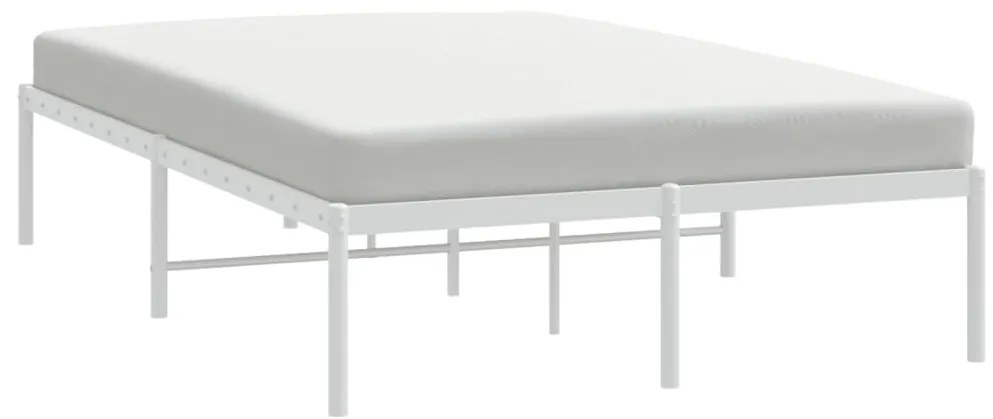 Estrutura de cama de metal 120x190 cm branco