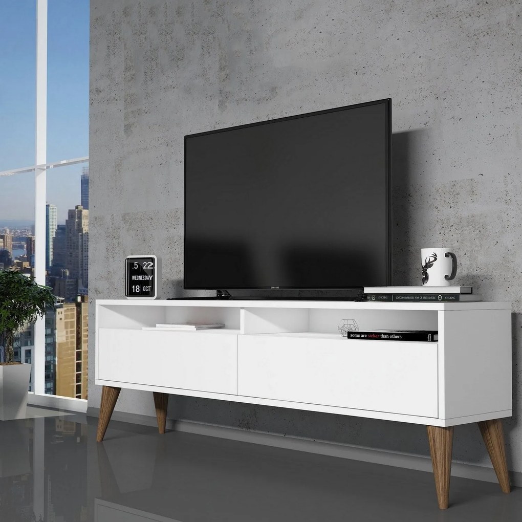 Móvel TV Best – Branco – 150 x 30 x 50 cm