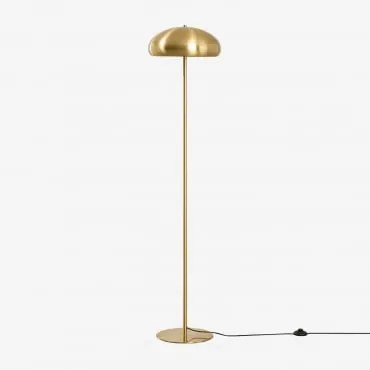 Luminária De Chão Metálica Hilma Dourado - Sklum