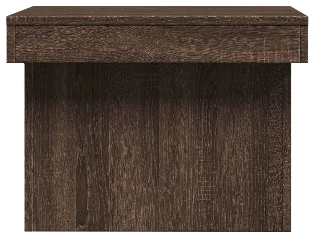 Mesa de centro 100x55x40 cm derivados madeira carvalho castanho