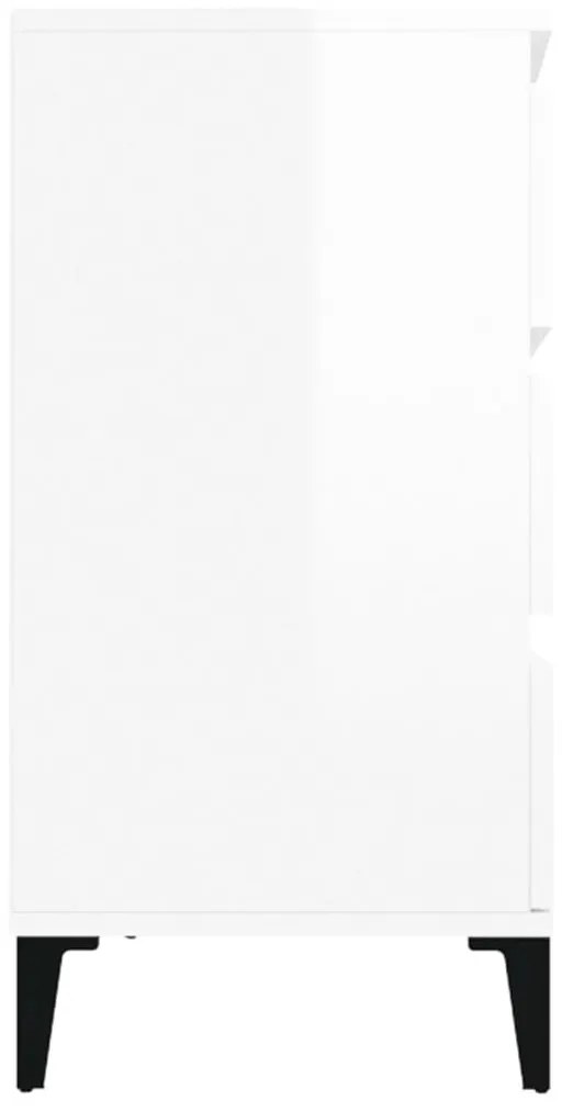 Aparador 60x35x70 cm derivados de madeira branco brilhante