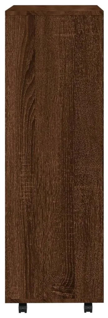 Roupeiro 80x40x110 cm derivados de madeira carvalho castanho