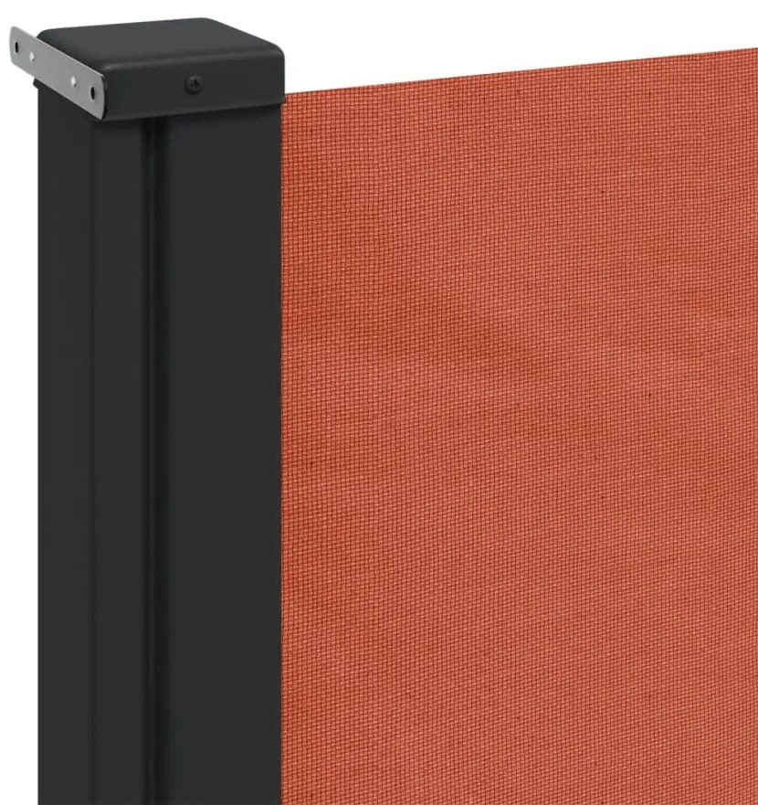 Toldo lateral retrátil 160x600 cm terracota