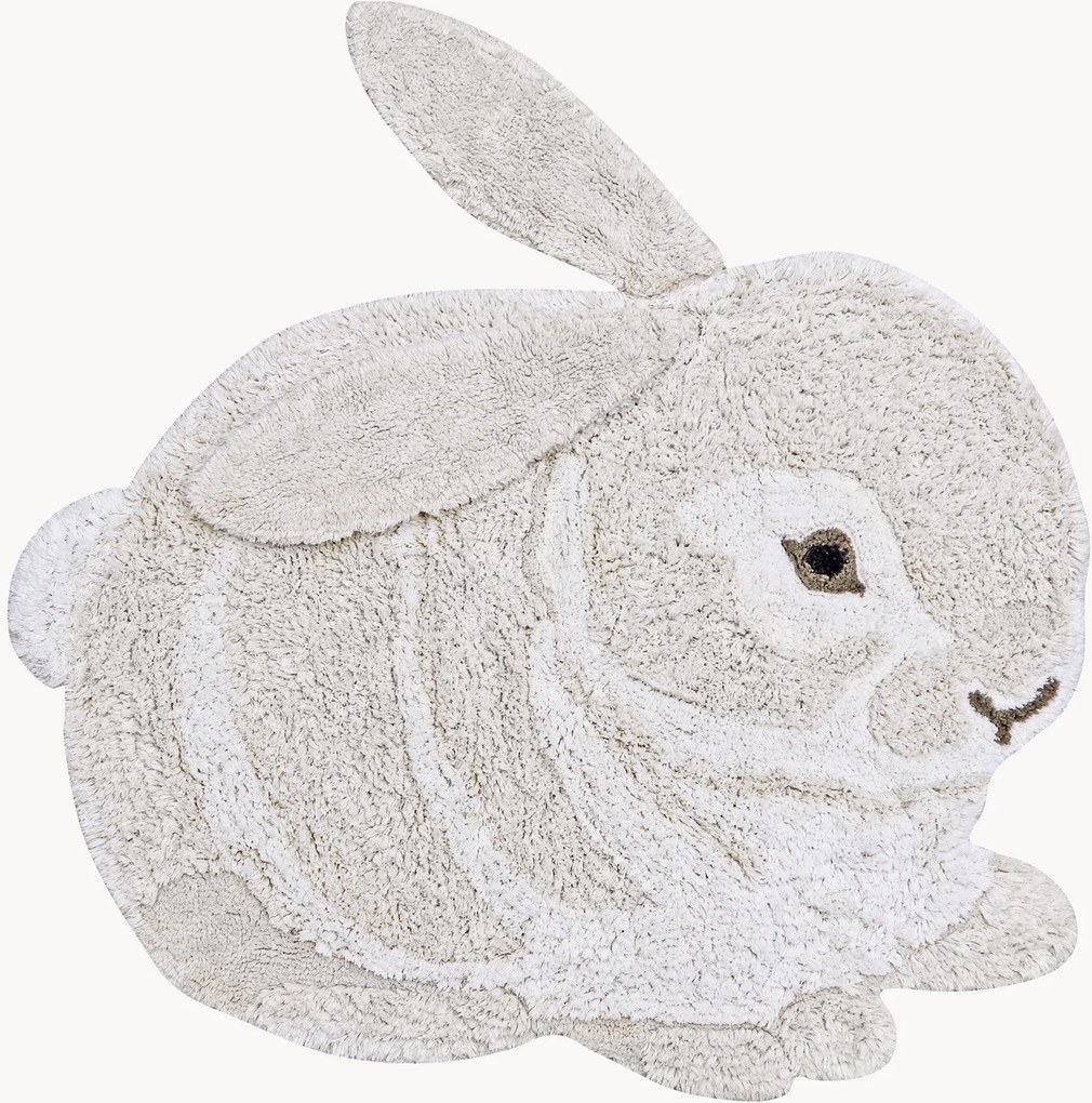 Tapete para crianças tecido à mão Bunny