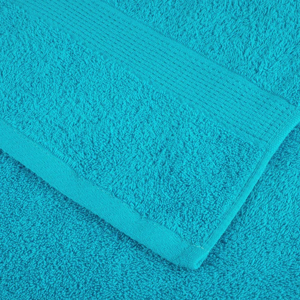 Toalhas de bidé premium SOLUND 2 pcs 30x50 cm 600 gsm turquesa
