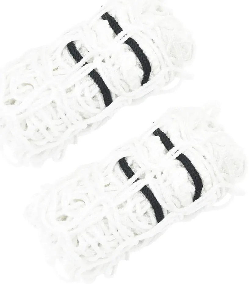 vidaXL Redes para feno redondas PP 2 pcs 75x75 cm branco