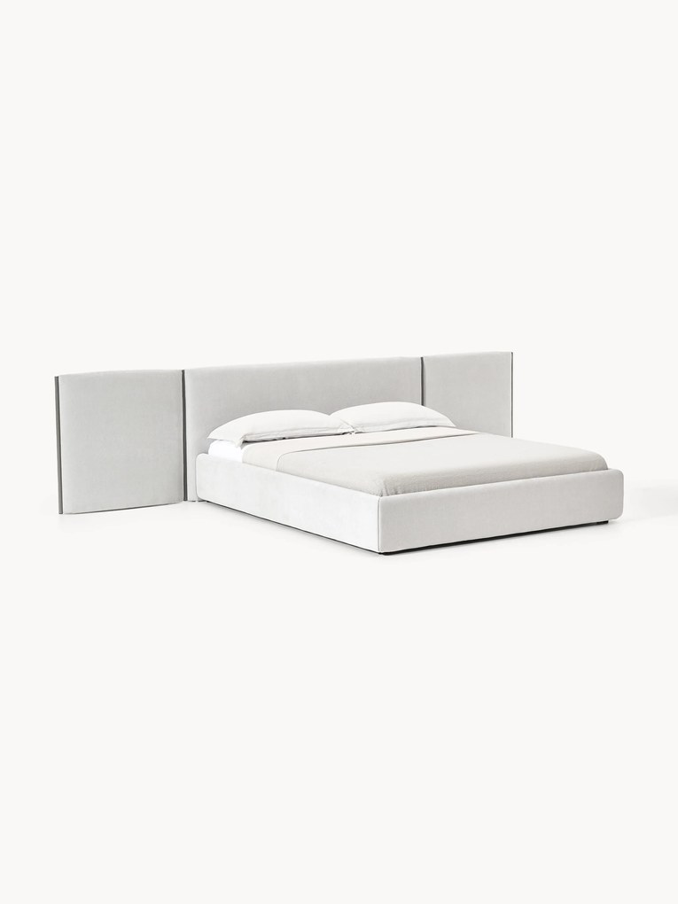 Upholstered Bed Otis with Foldable Headboard
