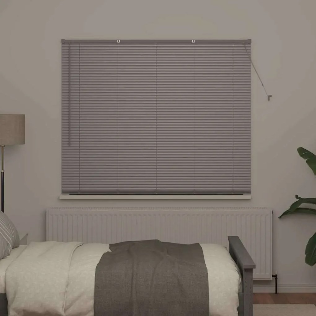 Persiana de Janela com cortinas Outros Manual Prata 80 x 130 cm Alumín