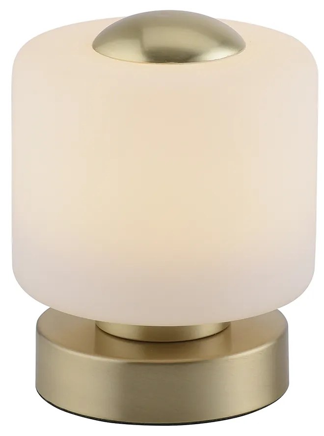 Candeeiro de mesa em latão com LED 3 níveis de intensidade regulável por toque - Mirko Moderno