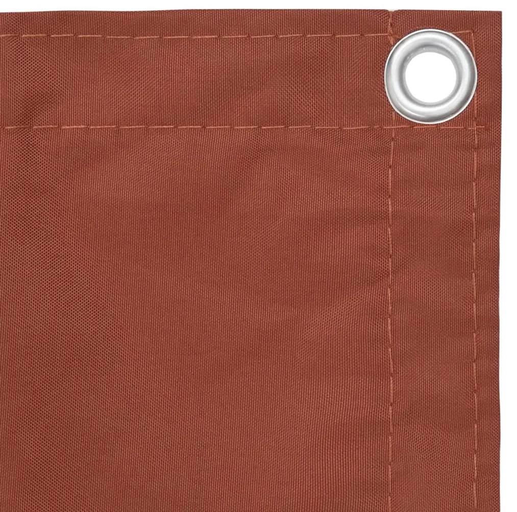 Tela de varanda 90x500 cm tecido Oxford terracota