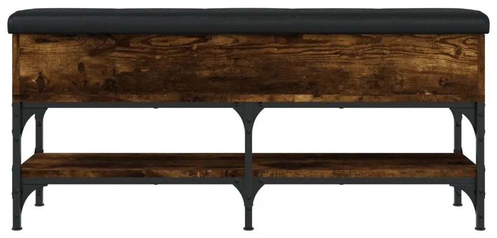 Banco sapateira 102x32x45 cm derivados madeira carvalho fumado