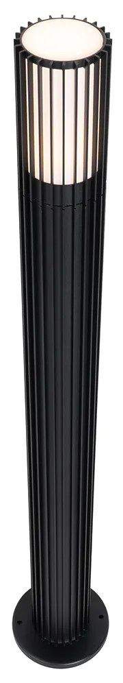 LED Balizador Inteligente para Exterior Preto 80 cm IP44 incl. GU10 50mm - Boris Moderno