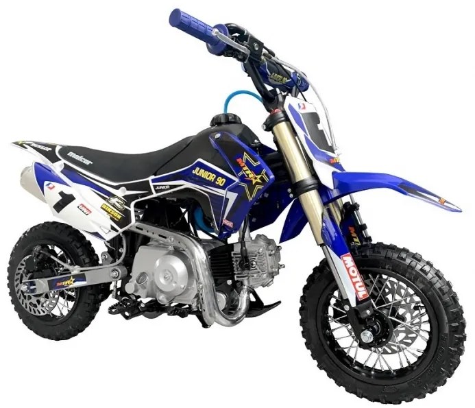 MINI MOTO INFANTIL GASOLINA MTR JUNIOR 90 CC AZUL