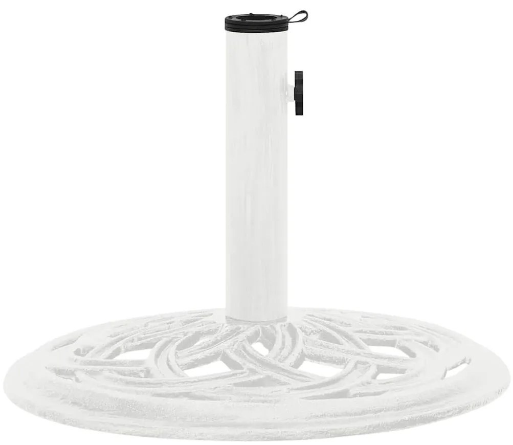 Base para guarda-sol ferro fundido 44x44x31 cm branco