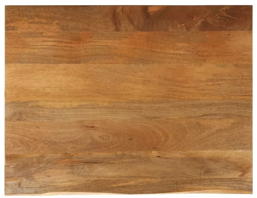 Tampo de mesa c/ borda viva 100x80x2,5 cm mangueira maciça
