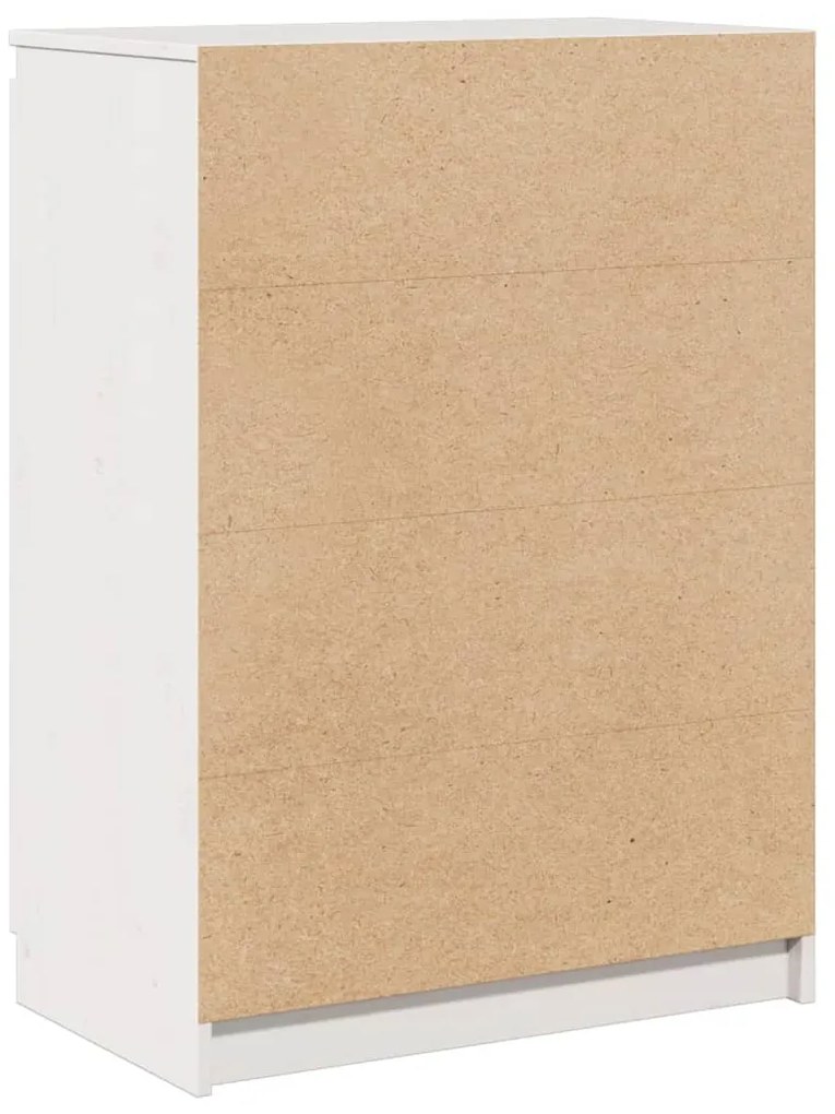 Aparador pinho maciço 60x36x84 cm branco