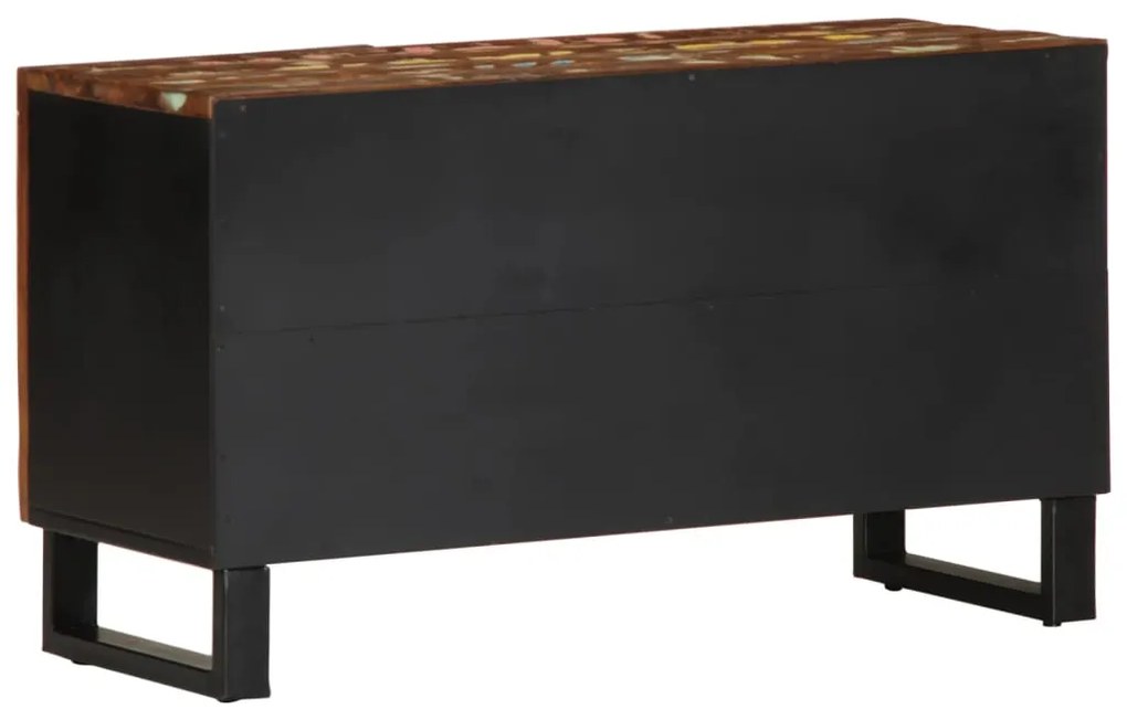 Móvel de TV 80x33x46 cm madeira recuperada/derivados madeira