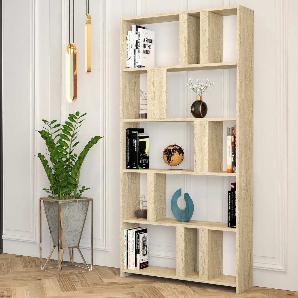 Estante Lima – Travertino – 90x180x20 cm