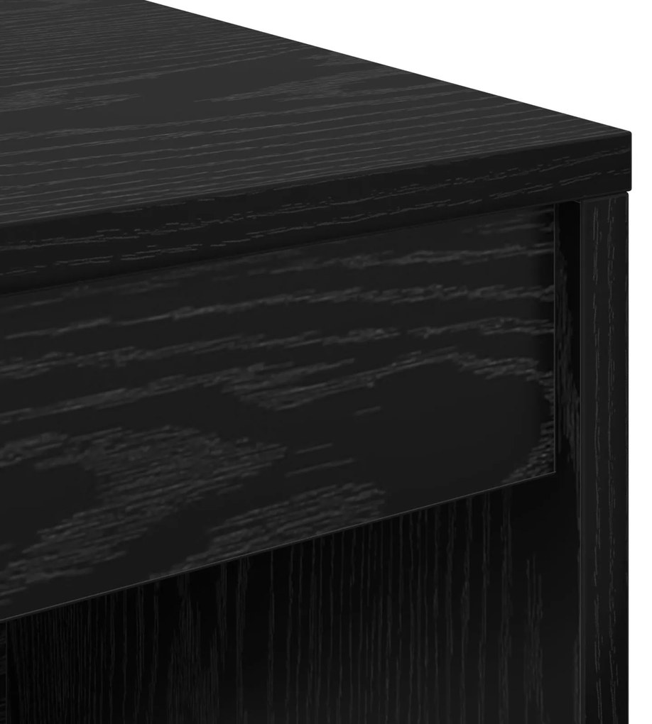 mesa de escrita Carvalho Preto Madeira engenheirada 70 x 40 x 76 cm