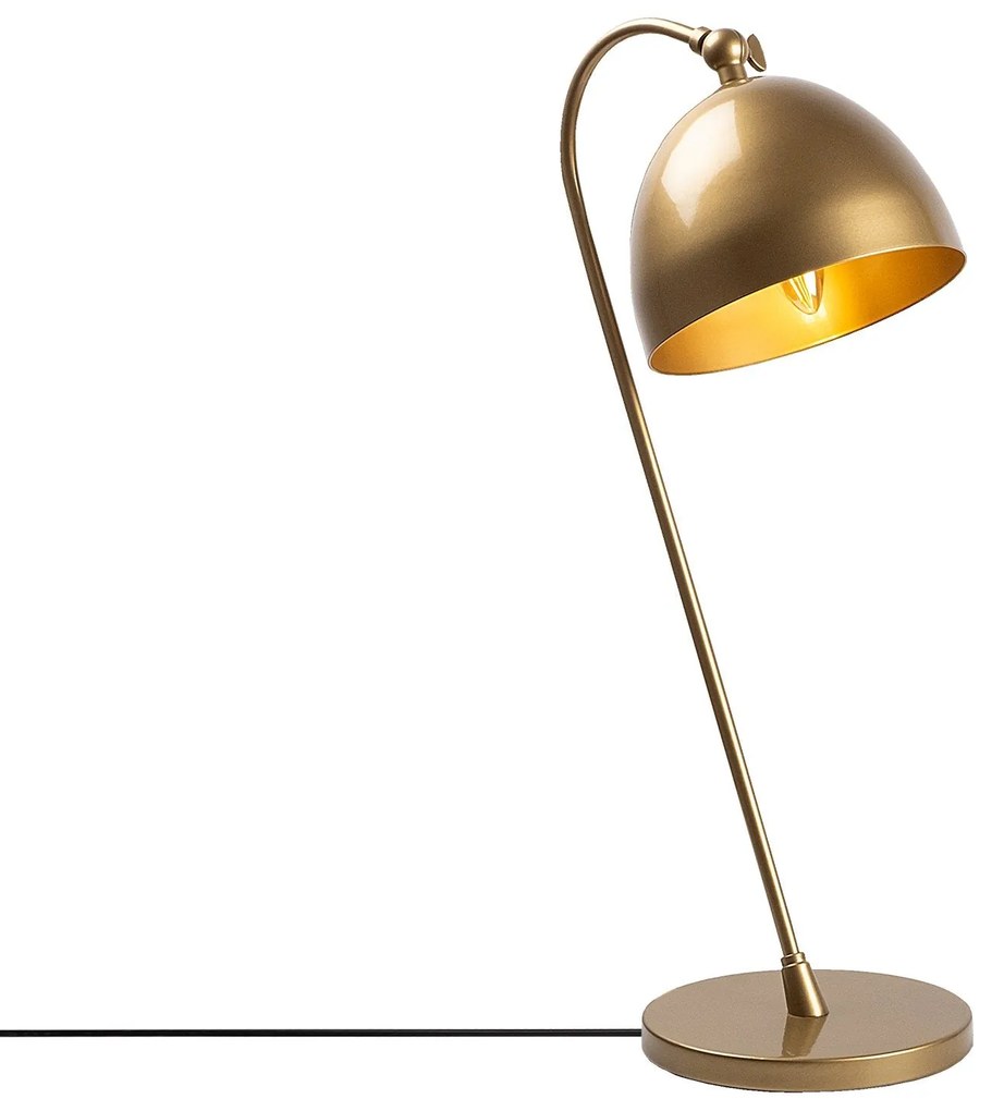 Candeeiro de Mesa Acuka – Dourado – 18 x 26 x 54 cm