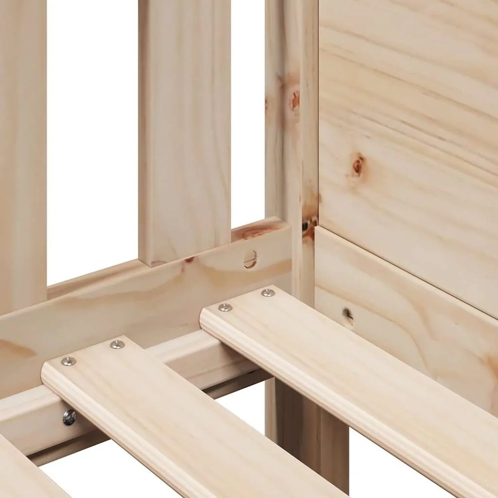 Estrutura de cama infantil c/ gavetas 80x170 cm pinho maciço