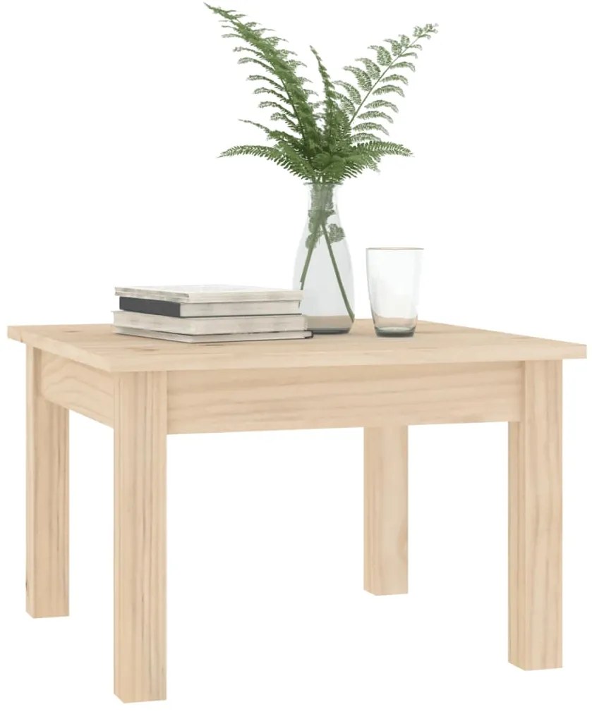 Mesa de centro 45x45x30 cm pinho maciço