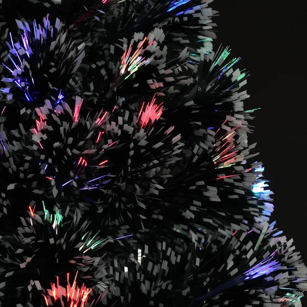 Árvore de Natal pré-iluminada c/ suporte 240 cm fibra ótica