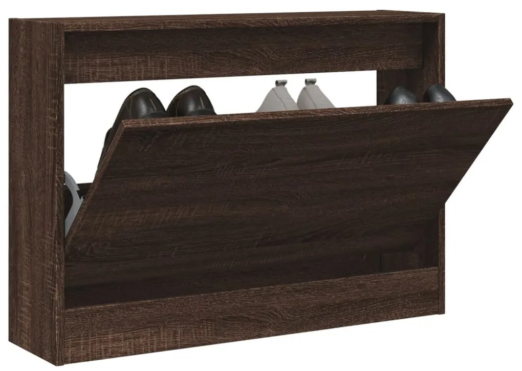 Sapateira 80x21x57 cm derivados de madeira carvalho castanho