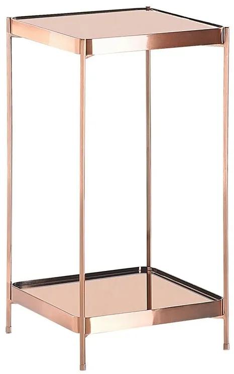 Mesa de apoio cor de cobre 29 x 29 cm ALSEA Beliani