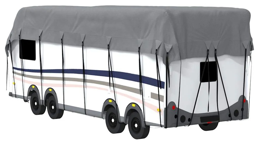 Caravan capa de telhado 1000x300 cm tecido não tecido cinzento