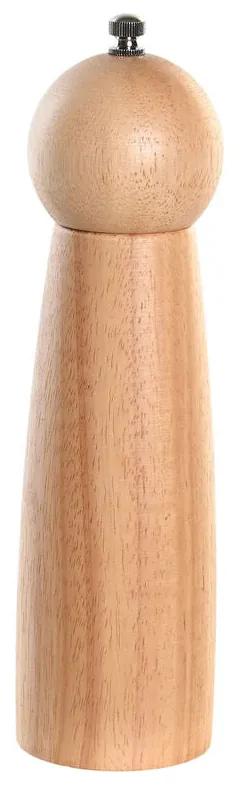 Pimenteiro DKD Home Decor 6 x 6 x 21 cm Natural Aço inoxidável Bambu