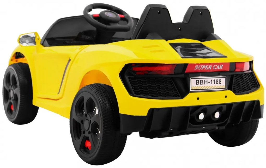 Carro elétrico para Crianças 12v Future Amarelo