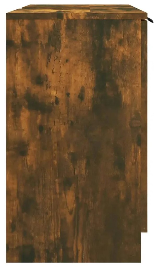 Armário casa de banho 64,5x33,5x59 cm madeira carvalho fumado
