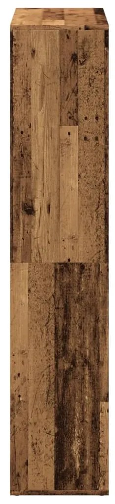 Estante divisória 69,5x29x137,5 cm deriv. madeira madeira velha