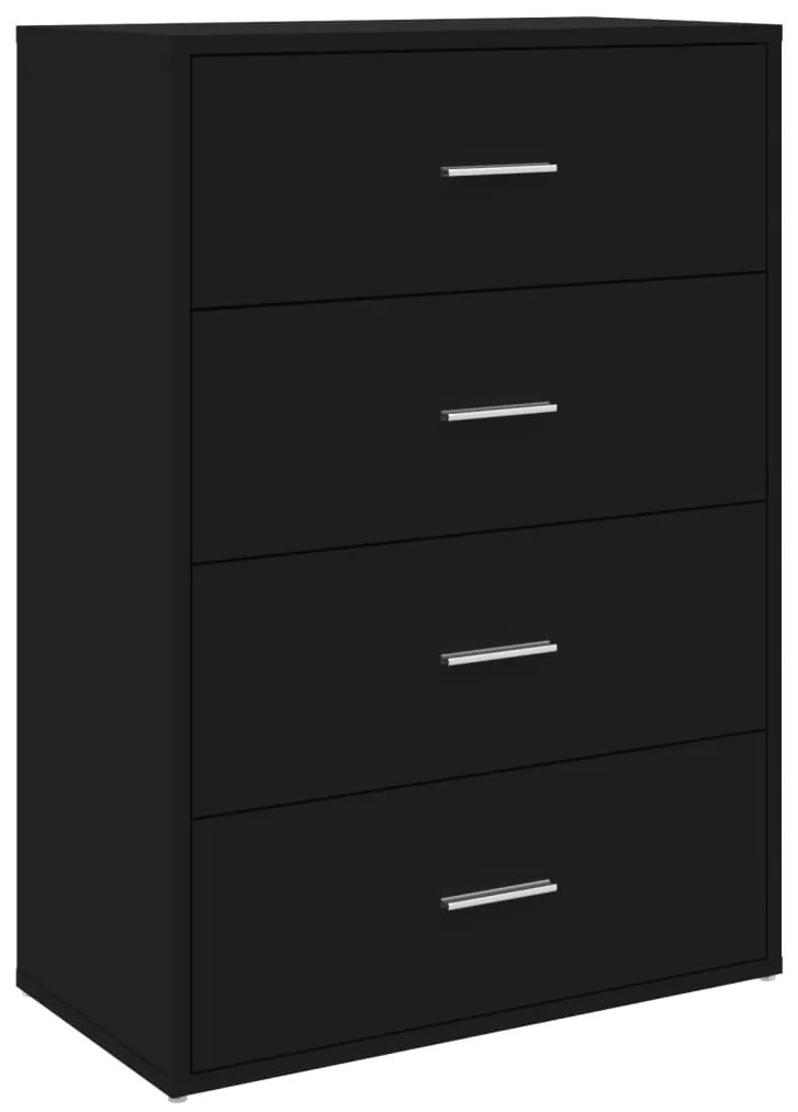 Aparadores 2 pcs 60x31x84 cm derivados de madeira preto