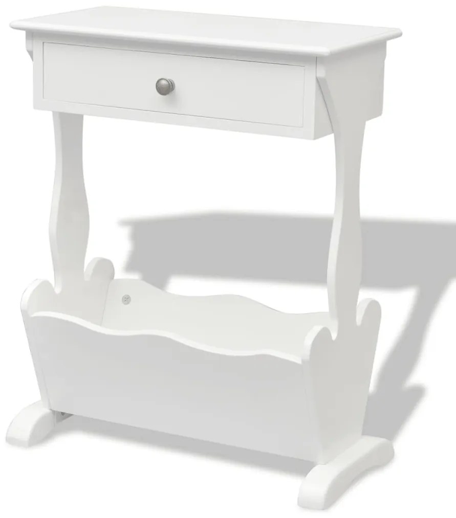 Armário revistas Melrose branco