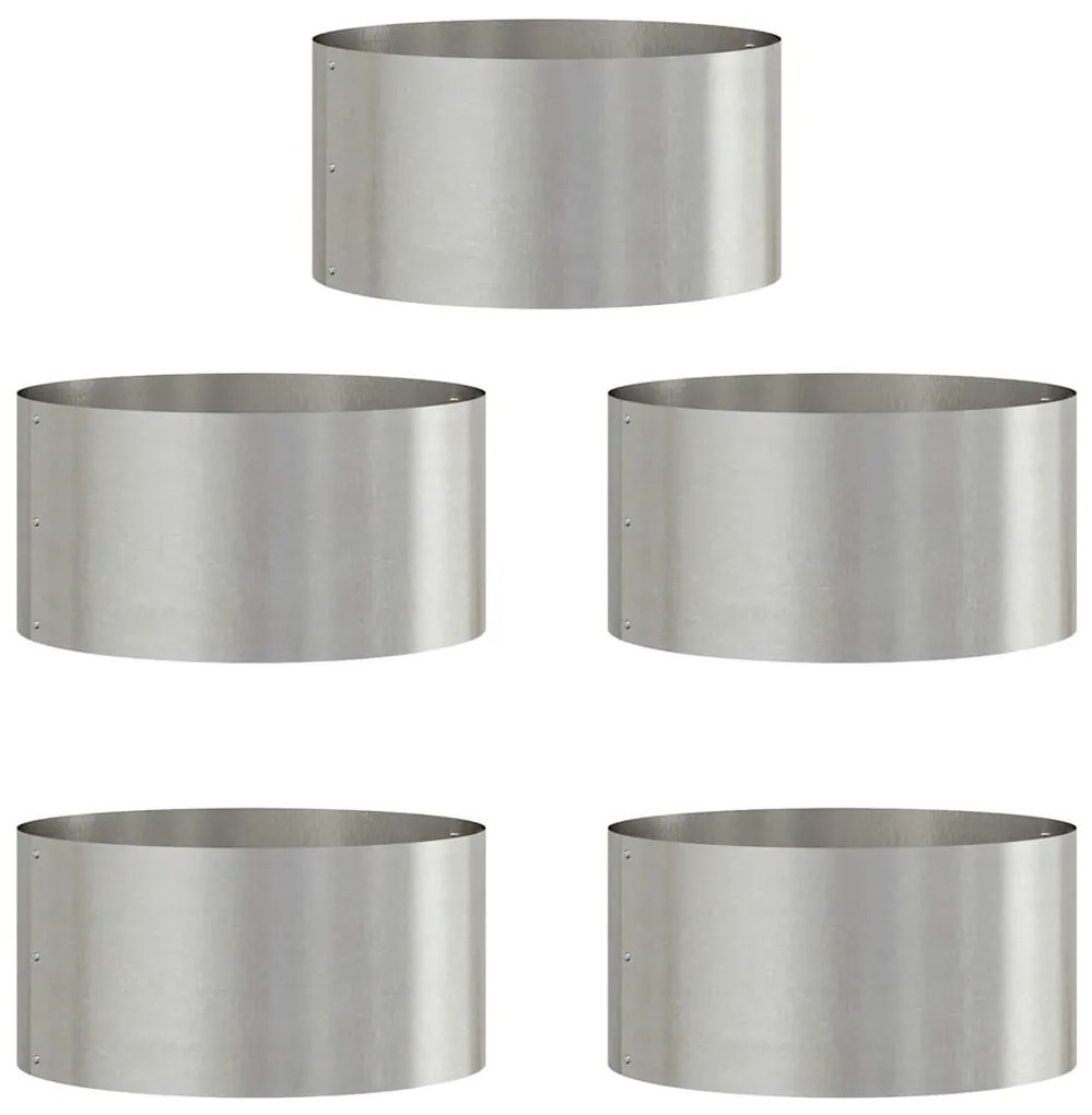 Conjunto de Vasos de Aço Inoxidável Aço inoxidável 40 cm de diâmetro