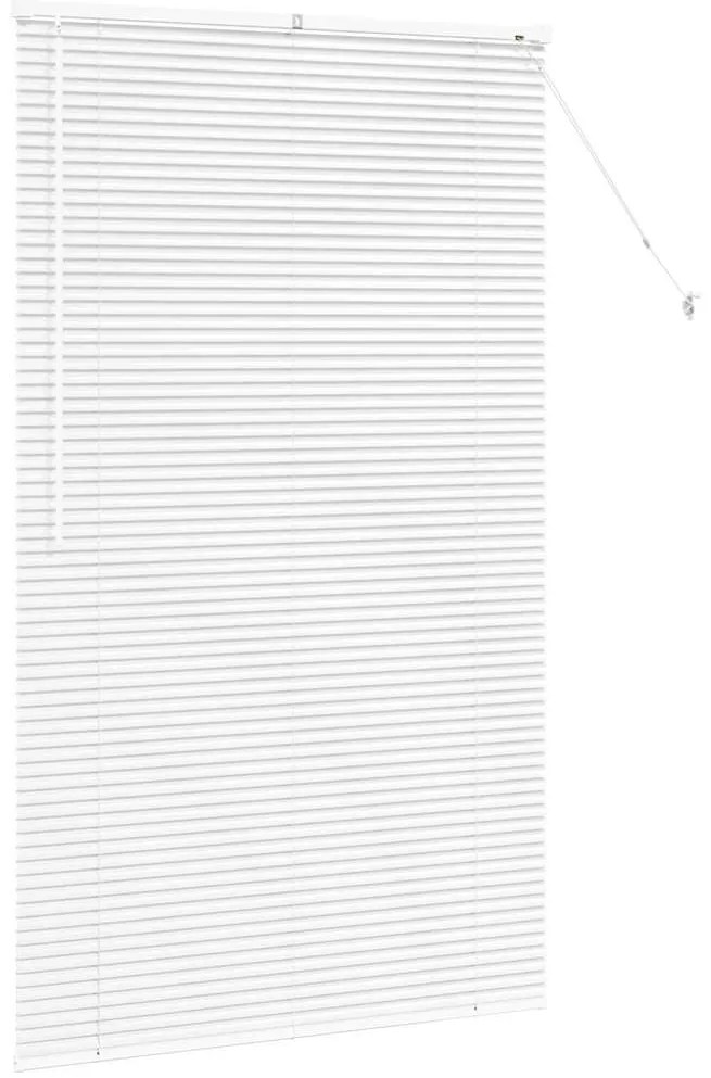 Persiana de Janela com cortinas Outros Manual Branco 100 x 175 cm Alum